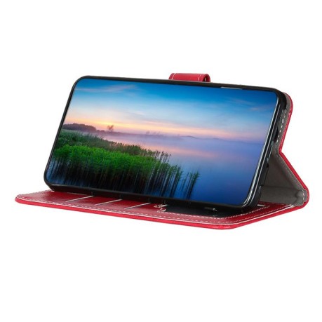 Чехол-книжка Magnetic Retro Crazy Horse Texture для OnePlus Nord CE5 / Ace 5 Racing — красный