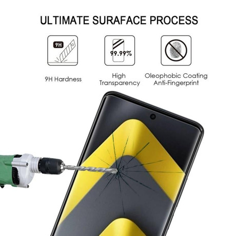 Защитное стекло 9H HD 3D Curved (Edge Glue) на Xiaomi Poco M8 Pro 5G
