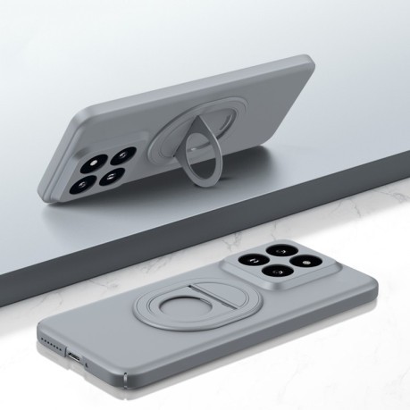 Протиударний чохол Magsafe Hidden Fold Holder на Xiaomi 14 Pro - сірий