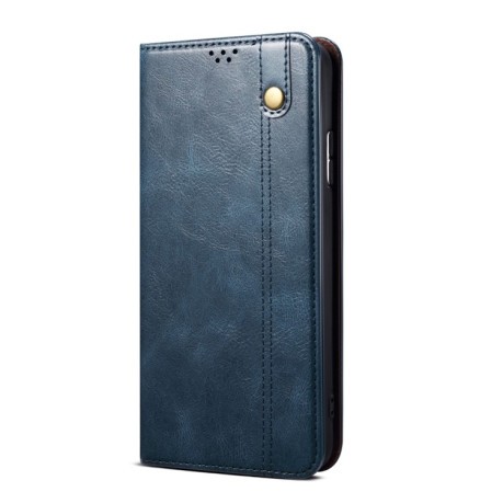Чехол-книжка Simple Wax Crazy Horse для Samsung Galaxy S23+ 5G - синий