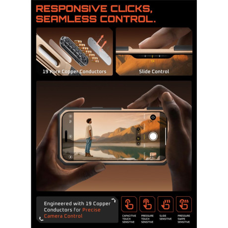 Оригінальний чохол Supcase UB Grip Pro Mag з MagSafe на iPhone 17 Pro Max - Gold