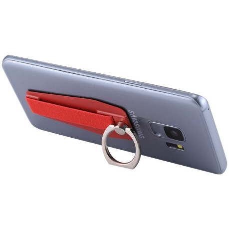 Универсальный держатель Finger Ring для iPhone / Samsung / Xiaomi / Realmi - красный
