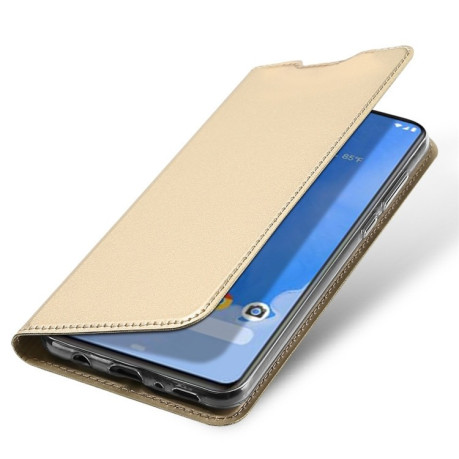 Чехол- книжка DUX DUCIS Skin Pro Series на Samsung Galaxy A70-золотой