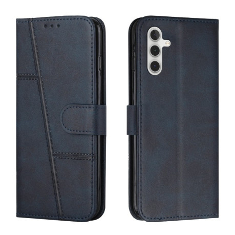 Чохол-книжка Stitching Calf Texture для Samsung Galaxy S25+ / S24+ 5G - синій