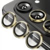 Защитное стекло на камеру ENKAY Aluminium для Samsung Galaxy Fold 6 - золотое