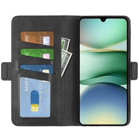 Чохол-книжка з двосторонньою магнітною застібкою на Xiaomi Redmi A5 4G 173.3mm - чорний