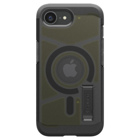 Оригинальный чехол Spigen Tough Armor MagSafe на iPhone 16e - Clear Gray