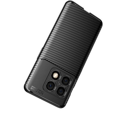 Ударозащитный чехол HMC Carbon Fiber Texture для OnePlus 10 Pro 5G - синий