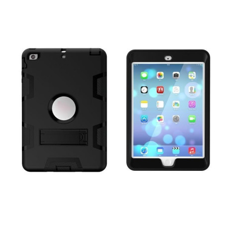 Противоударный Чехол с подставкой Kickstand Detachable 3 in 1 Hybrid черный для iPad mini 3/ 2/ 1