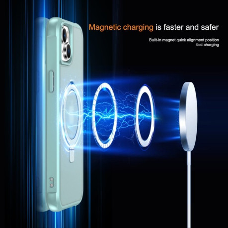 Протиударний чохол HTM MagSafe Magnetic Holder для iPhone 15 - синій