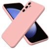 Силіконовий чохол Solid Color Liquid Silicone для Samsung Galaxy A55 5G - рожевий
