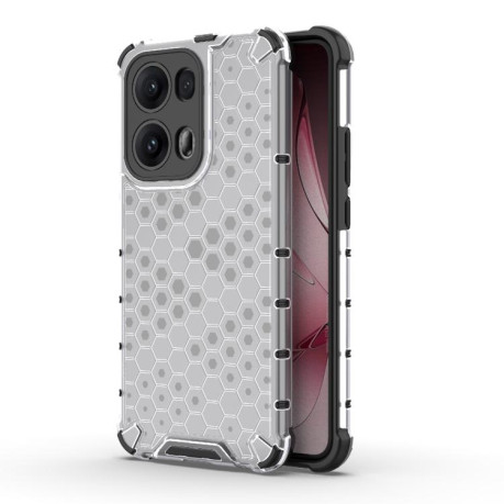 Противоударный чехол Honeycomb на OPPO Reno13 Pro 5G Global - белый