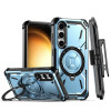 Противоударный чехол Armor Series MagSafe для Samsung Galaxy S23 5G - синий