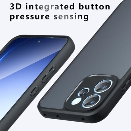 Протиударний гібридний чохол Armor Precise Hole для OPPO Reno15 F 5G — прозорий