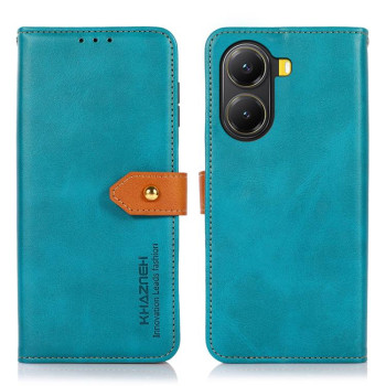 Чехол-книжка KHAZNEH Cowhide Texture на Xiaomi Poco X7 Pro - синий