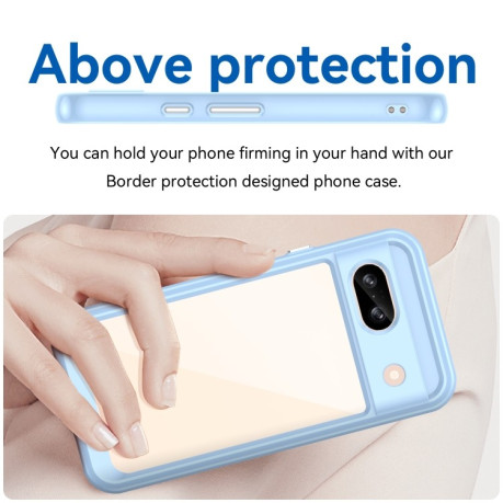 Протиударний чохол Colorful Acrylic Series для Google Pixel 8a - синій