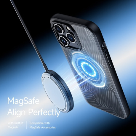 Чехол DUX DUCIS Aimo Series MagSafe Frosted Feel на iPhone 15 Pro Max -черный