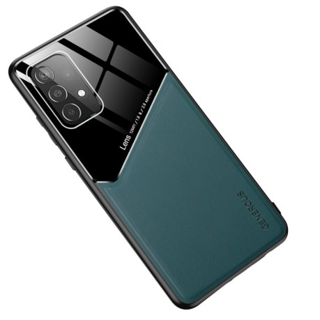 Противоударный чехол Organic Glass для Samsung Galaxy A52/A52s - темно-зеленый