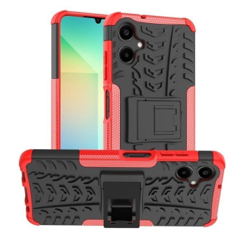 Протиударний чохол Tire Texture на Samsung Galaxy A06 4G - красный