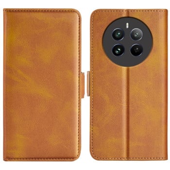 Чехол-книжка с двусторонней магнитной застёжкой на Realme 12+ 5G/12 4G/13 4G 5G - желтый