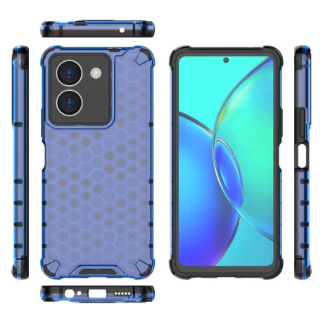 Протиударний чохол Honeycomb для Vivo Y36 4G Global - синій