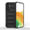 Силиконовый чехол Magic Flannel для Samsung Galaxy A34 5G - черный