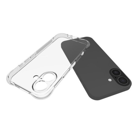 Противоударный чехол Thickening на iPhone 17 - прозрачный