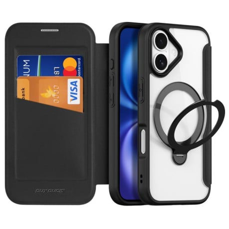 Чехол-книжка DUX DUCIS Skin X Pro Series с Magsafe на iPhone 17 - черный