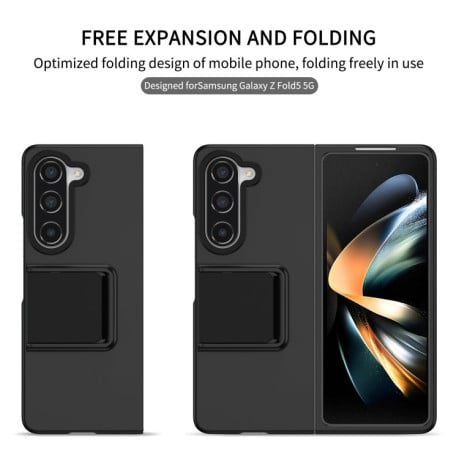 Противоударный чехол Three-dimensional Folding для Samsung Galaxy Fold 5 - черный
