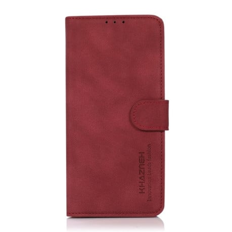 Чехол-книжка KHAZNEH Matte Texture для Xiaomi Redmi Note 12 Pro 5G/Poco X5 Pro - красный