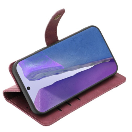 Чехол-книжка Copper Buckle Craft для Samsung Galaxy A04s/A13 5G - красный