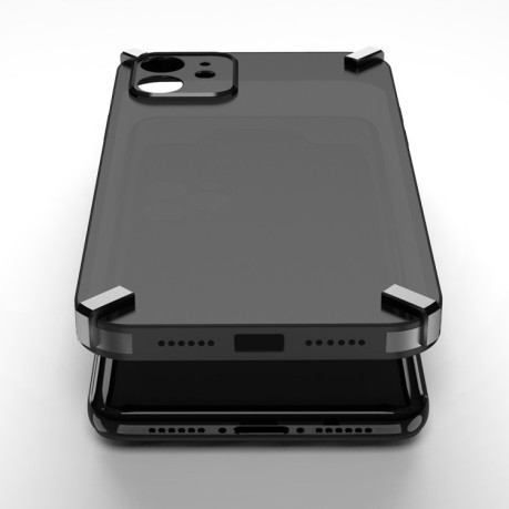 Противоударный чехол GKK X-Four Shockproof Protective на iPhone 11 - черный