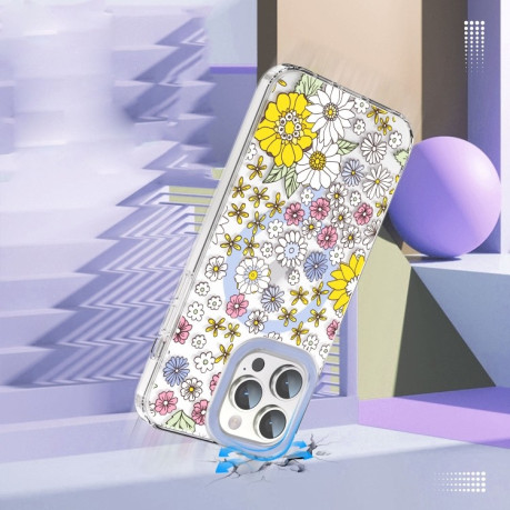 Чохол протиударний with Magsafe Magnetic Shockproof для iPhone 12 Pro Max - Little Flower