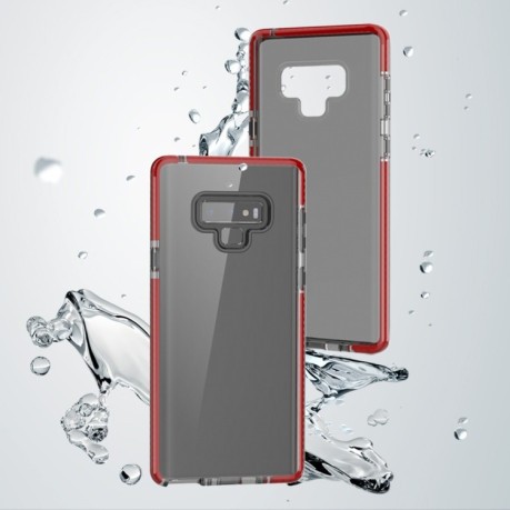 Ультратонкий силиконовый чехол Highly Transparent Soft на Samsung Galaxy Note9-черно-красный