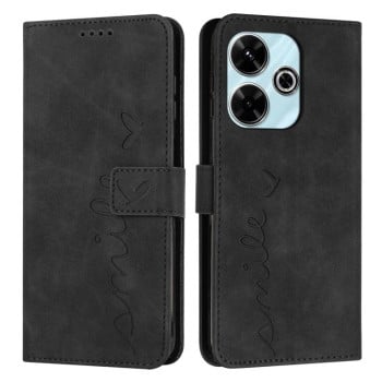 Чохол-книжка в стилі Retro м'яке покриття Skin Feel серія Amile на Xiaomi Redmi 13 4G - чорний