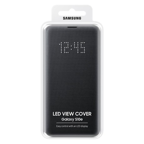 Оригинальный чехол Samsung LED View Cover для Samsung Galaxy S10e black (EF-NG970PBEGRU)