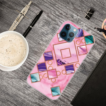 Противоударный чехол Marble Pattern B Series для iPhone 13 Pro - GK-A1