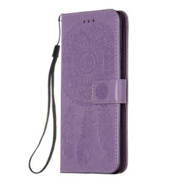 Чохол-книжка Dream Catcher Printing на Samsung Galaxy S20 Plus - фіолетовий