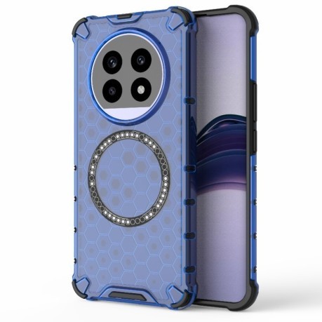Протиударний чохол Honeycomb Magnetic Ring Shockproof на Realme 13 Pro 5G Global - синій