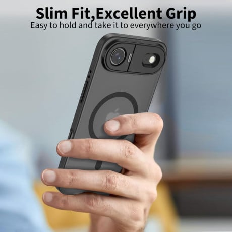 Чохол Tech-Protect MagStand MagSafe на iPhone Air - Matte Black