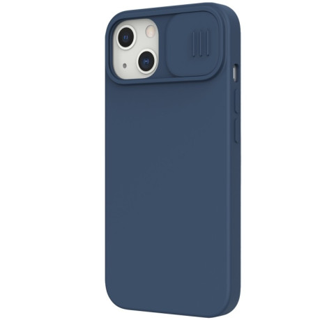 Силиконовый чехол NILLKIN CamShield (MagSafe) для iPhone 14/13 - синий