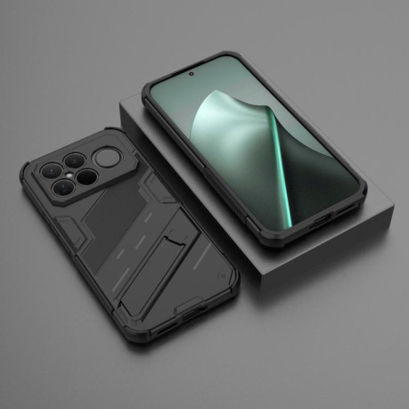 Ударостійкий чохол Punk Armor з підставкою на Xiaomi Redmi K90 Pro Max / Poco F8 Ultra — чорний