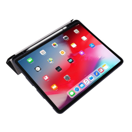 Чехол-книжка Silk Texture Horizontal Deformation Flip на iPad Pro 11 (2020)/Air 10.9 2020/Pro 11 2018- черный