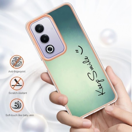 Протиударний чохол Electroplating IMD для OPPO A80 5G/A3 Pro Global - Smile