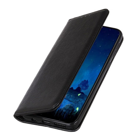 Кожаный чехол- книжка Magnetic Retro Crazy Horse Texture на Samsung Galaxy S10 5G- черный