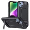 Противоударный чехол Matte Holder для iPhone 15 Plus - черный