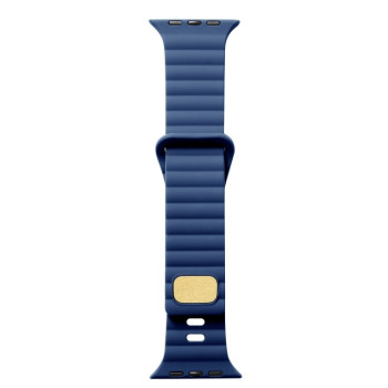 Pемешок Breathable Skin-friendly для Apple Watch Series 8/7 41mm / 40mm / 38mm - темно-синий