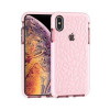 Чохол Diamond Texture на iPhone XS Max рожевий