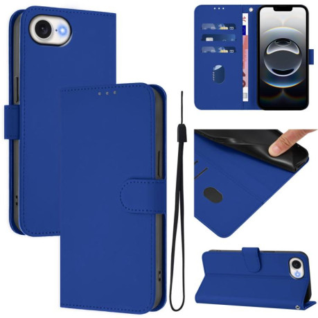 Чохол-книжка Skin Feel S-type для iPhone 16e - синій