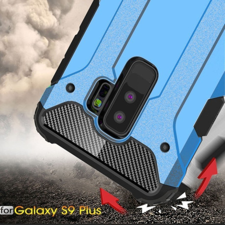 Противоударный чехол  Rugged Armor на Samsung Galaxy S9+/G965 синий